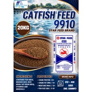 Starfeed 9910 [20KG] Starter Feed Untuk Makanan Ikan Keli Protein Tinggi 32%