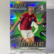 ERLING HAALAND Football Card PRIZED FOOTBALLERS NORWAY TOPPS FINEST 2023