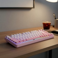 AULA S75Pro 75% Tri-Mode Mechanical Keyboard, Hotswap RGB, PBT Keycaps, 4000mAh with LCD Knob