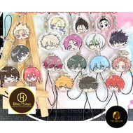 (EXPRESSIVE) BLUE LOCK phone lanyard mica acrylic keychain anime nagi chigiri isagi bachira kaiser n