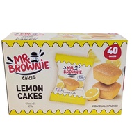 Mr. Brownie Lemon Flavor Cake 40pcs C253753 Valid Period 2027/2/2 COSCO Daigou