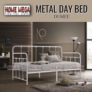 HomeMega Dumee Day Bed (Single Size) /Super Base Strong Metal Bar/Powder Coated Metal Bed/Hot Sellin