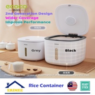 ECOCO Rice Storage Container Rice Box Insect Moisture Proof Sealed Bekas Beras Storage Tempat Simpan Beras 10kg 5kg