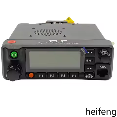 TYT MD-9600 DMR Mobile Radio 20KM 50W Dual Band Long Range Communication Radio TYT MD 9600 DMR Radio