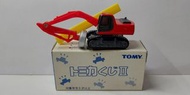 Tomy Tomica lift magnet power shovel 39 油壓 紅色 抽獎盒