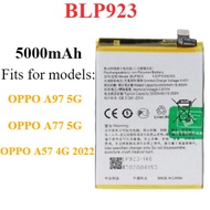 For OPPO A57 4G 2020 A77 A97 5G Battery BLP923 Replacement