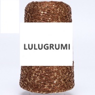 Sequin Yarn Laser Shiny Polyester Crochet Knitting Yarn DIY Clothing Accessories