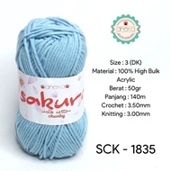 KATUN ANEKA - Sakura Milk Cotton Chunky Knitting Yarn - 1835 Milk Cotton Yarn Chunky Yarn