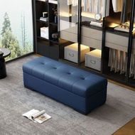 內地直送 - 【30*30*30cm-深藍色】沙發凳子 輕奢家用換衣凳 床尾凳 店鋪休息坐凳 儲物收納換鞋凳