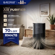 Electrova Air Purifier Ionic H14 Medical Grade iPure Series AirCare 900 l 468m³/h CADR l App Remote 
