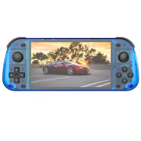 B27B Dual Player R50S Retro Handheld Game Console 5.1Inch IPS Screen 128GB Linux System Online Gamin