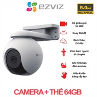 Camera WiFi Quay Quét Ngoài trời EZVIZ H8 Pro 3K 5MP