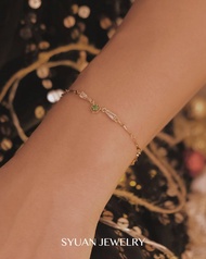 Tinker Bell小精靈— 綠鋯石手鍊生日 情人節禮物