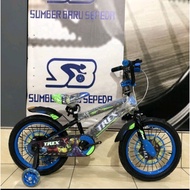 Trex Cyberbots 16 and 18 Inch BMX Kids Bike with Music and Lights