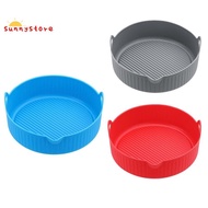 Air Fryer Silicone Pan Air Fryer Oven Grill Pizza Chicken Air Fryer Accessories Disc Reusable Replacement Grill Pan