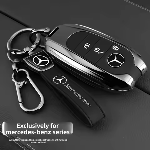 FOR New Mercedes-Benz E300L Key Cover for GLC300L, C260L, C200L, S400, E350eL Car Clip Shell