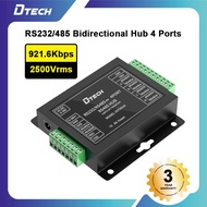 DTECH RS232/RS485 To 2 Port/4 Port RS485 Converter Two-Way Transmission Lightning Protection Surge