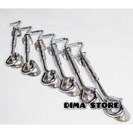 (6 pcs) Wholesale 8" Wind Rights, Strong and Durable Solid Iron Round Window Supports