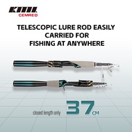 CEMREO Telescopic Lure Fishing Rod 6ft/7ft Spinning/Bait Casting Carbon Fiber Fishing Rod Travel Rod