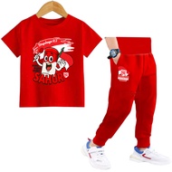 Tung Tung Tung Saga August children's clothing August clothing for boys and girls, 8th Indonesian In