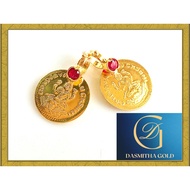 Dasmitha Gold 916 Thali coin 1.58gm, 1.56gm