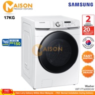 Samsung Front Load Washer With Digital Inverter 17KG WF17T6000GW/FQ
