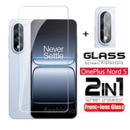 For Oneplus Nord5 2 in 1 Screen Protector Tempered Glass Film For Oneplus Nord 5 CE 5 Nord5 NordCE5 