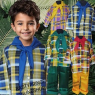 Filipiniana Buwan ng wika Checkered Luzon Visayas Cultural costume for kids