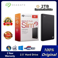 SEAGATE Backup HDD 2.5ฮาร์ดดิสก์ภายนอก USB3.0ฮาร์ด Drive1TB แบบพกพา2TB 4TB 5TB 6TB