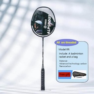 ALP RR 2Pcs free bag  100% Carbon 4U G5 24Lbs Badminton Racket With String Professional Reket For Be