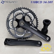 PROWHEEL RPN GOLDIX 34-50T 2-Stage Bicycle Empty Disc Crank