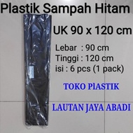 Pgready- Plastiksampah,Trash Bag, Plastik Hitam,Kantong Plastik Sampah 90X120