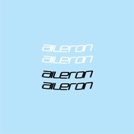 Cutting sticker wheelset rim aileron velocity bicycle