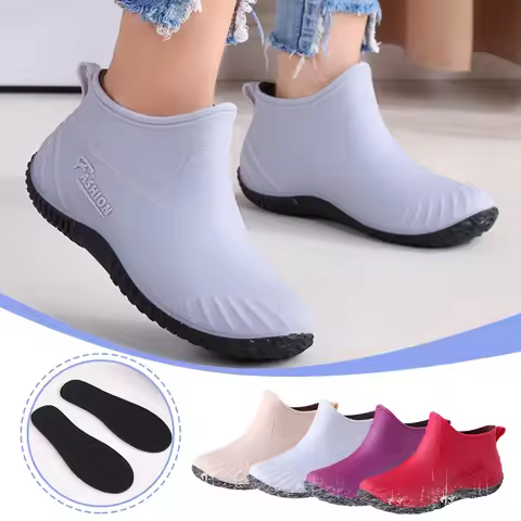 Boots for Ken Fashion Woman Rain Shoes Outdoor Women's Ankle Garden Boots Shoes Women Boots Chickens