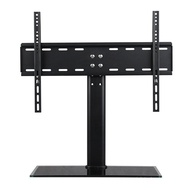 【In stock】Universal Table TV Stand for 26"-70" Height Adjustable Monitor Desk Bracket with Tempered Glass Base TS97 ICYI