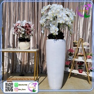 SALE COD !!! Artificial Plant - Anggrek Latek Premium Putih Sudut -