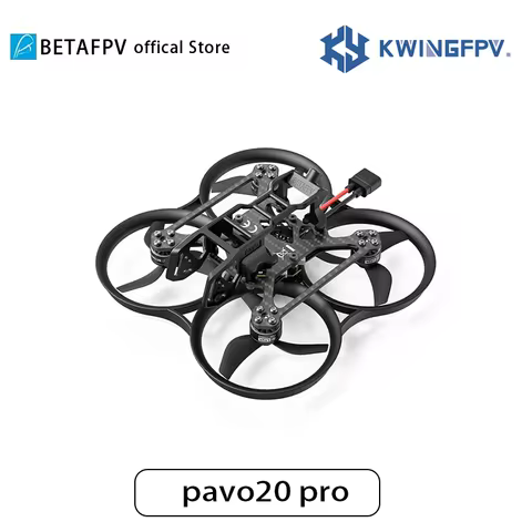 BETAFPV Pavo20 Pro 2.2'' Brushless FPV Quadcopter F4 2-3S 20A V1 Flight Controller 1104 7200KV Motor