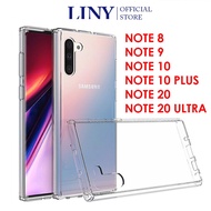 Samsung Note 8 Note 9 Note 10 Note 10 Plus Note 20 Note 20 Ultra Transparent Phone Case Without Staining