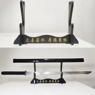 Simple sword rack, sturdy and capable of holding many swords, wooden horizontal multi-layer sword st