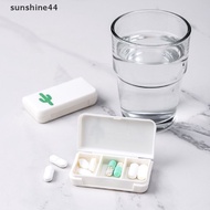 hin  3 Grids Mini Pill Case Plastic Travel Medicine Box Cute Small Tablet Pill Storage Organizer Box Holder Container Dispenser Case nn