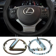 ABS Car Steering Wheel Cover Emblem Badge Decals for Lexus CT200 ES250 ES330 RX350 NX300 RX270 IS250