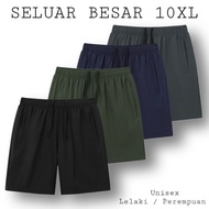 Palazo Pants Plus Size 10XL Seluar Palazzo Pendek Muslimah Palazzo Pleated Shorts Pants Seluar Pende