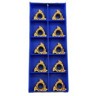 เม็ดมีดกลึงคาร์ไบต์16IR สำหรับงานหนักสำหรับสภาพแวดล้อมต่างๆในเครื่องจักร10ชิ้น