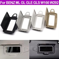 Car Sun Visor Sunshade Panel Makeup Cosmetic Mirror For Mercedes Benz GL ML GLE GLS A B C E S W166 W