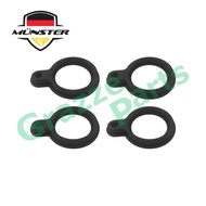 (4pcs) Münster Spark Plug O Ring Seal MD125940 for Mitsubishi VR4 VRX 2.0 EVO 1 2 3 TC DOHC 4G63 4G6