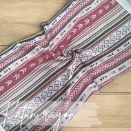 Premium viscose rayon fabric, abstract striped rayon fabric material