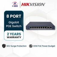 Hikvision DS-3E1510P-EI/M 8 Port Gigabit Smart POE Watchdog Switch 2 RJ45 port For High Speed Transm