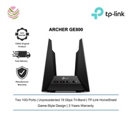 TP-Link Archer GE800 BE19000 Tri-Band Wi-Fi 7 Gaming Router with RGB Lighting and Game-Style Design