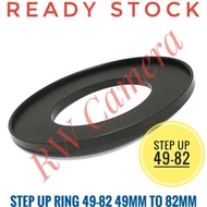 Step Up Filter Ring 49 To 82 49Mm To 82Mm 49-82