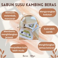 RICE GOAT'S MILK SOAP SOAP HELP SLIPPERY SKIN SOAP ACNE SOAP SKIN REMOVES SKIN